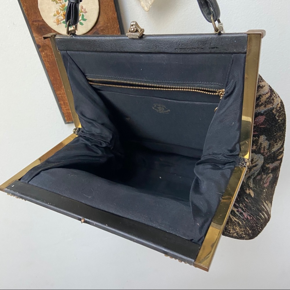1950’s Bags by Edward • Tapestry Bag - Picture 12 of 13